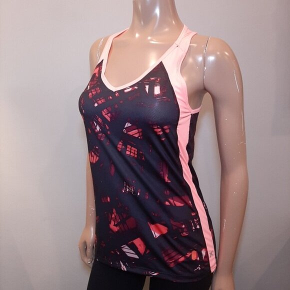 3/$20 XERSION Vneck Athletic Tank Top Geometric Racerback Sporty Womens Small - Picture 4 of 11